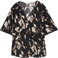 Viskosebluse mit V-Ausschnitt für Damen Tom Tailor