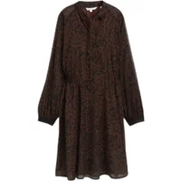 Leopardenmuster Chiffonkleid Damen Tom Tailor