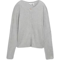Rundhals-Cardigan mit verdeckter Knopfleiste Damen Tom Tailor