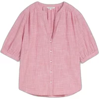 Knopfbluse aus Baumwolle für Damen Tom Tailor