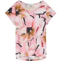 T-Shirt aus flammigem Jersey Dame Tom Tailor