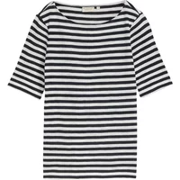 Damen Boot Ausschnitt T-Shirt Tom Tailor