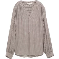 Viskosebluse mit V-Ausschnitt Damen Tom Tailor