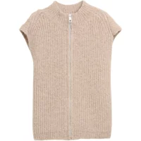 Ärmelloser Reißverschluss-Pullover Damen Tom Tailor Denim