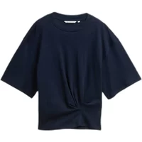 Damen T-Shirt mit Knoten Tom Tailor Denim