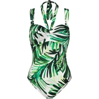 Badeanzug einteilig formender Stoff Damen Triumph Summer Palm