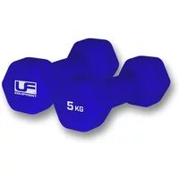 Neoprene-covered hexagonal dumbbell UFE (x2) image 2