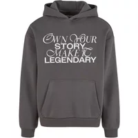 Fluffy hooded sweatshirt Upscale Make It Legendary