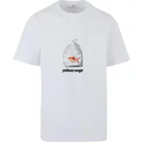 Oversized T-shirt Upscale Poisson Rouge heavy