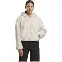 Women's zip-up faux fur hoodie Urban Classics