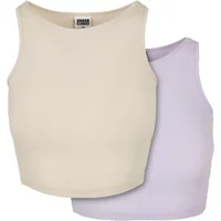 Women's ribbed tank tops Urban Classics (x2)