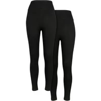 Women's high-waisted jersey leggings Urban Classics (x2)