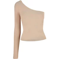Asymmetrical long sleeve t-shirt large size woman Urban Classics