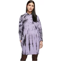 Women's hoodie dress Urban Classics Oversized tie dye