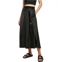 Satin midi skirt for women Urban Classics