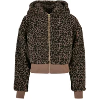Short oversize sherpa fleece for women Urban Classics AOP GT