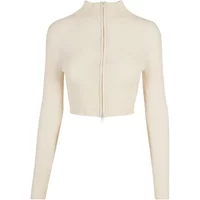 Women's ribbed knit short zipped cardigan Urban Classics GT