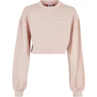 Sweatshirt rong collar court terry cloth with small embroideries woman Urban Classics