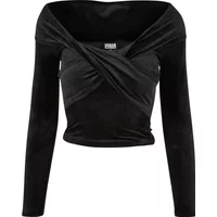 Women's long sleeve corduroy cross body with bare shoulders Urban Classics