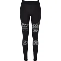 Legging inlaid with lace crochet woman Urban Classics