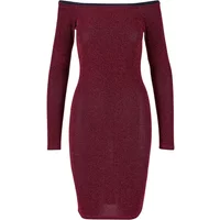 Women's long-sleeve, off-the-shoulder sweater dress Urban Classics