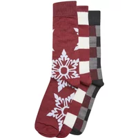 Football Socks Urban Classics Christmas Snowflakes (x3)