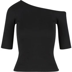Women's T-Shirt Urban Classics Organic Asymmetric Rib