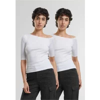 Women's T-shirt Urban Classics Organic Asymmetric (x2)