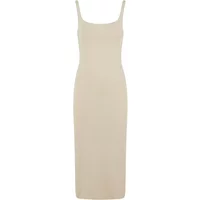 Long cotton jersey dress for women Urban Classics Basic