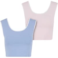 Damen-Crop-Top Urban Classics Contrast