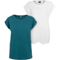 Women's T-shirts Urban Classics Extended Shoulder (x2)