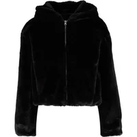 Fleece mit Kapuze und Reißverschluss, Damen Urban Classics