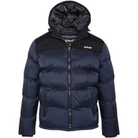 Hooded Puffer Jacket + embroidery Schott