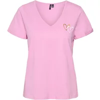 Girls' v-neck T-shirt Vero Moda Heart