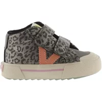 Baby animal print metallic band sneakers Victoria Tiempo Tiras