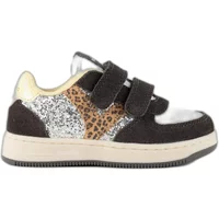 Glitter and suede kids' trainers Victoria Tiempo Tiras