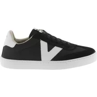 Monochrome berlin split leather and nylon sneakers Victoria