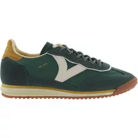 Women’s nylon and split leather sneakers Victoria Saturno