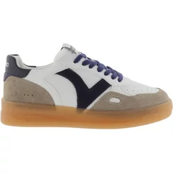 Leather And Suede Effect Sneakers Victoria Seul