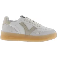 Leather and suede effect trainers Victoria Seúl