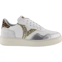Metallic animal print trainers for women Victoria Madrid