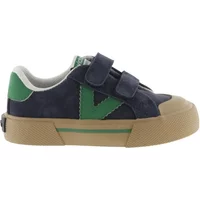 Contrasting suede trainers for kids Victoria Tribu Horma Ancha
