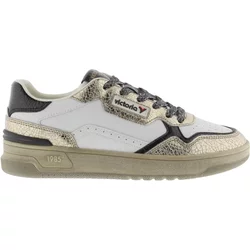 Metallic Leather-Effect Trainers For Women Victoria C80