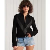Lederjacke Frau Superdry Gig