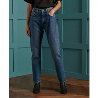 Gerade Damenjeans mit hoher Taille Superdry