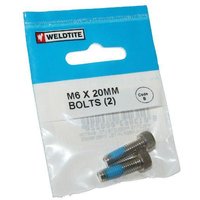 Velo Store - UK Pair of bicycle screws Weldtite M6 X 20 mm | Extra 10% off with Subscription, Postage £16.79 to UK Fedex.
