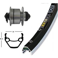 Velo Store - UK Rear wheel Wiener Winora Zx19 36Tr.Din.Dh3D72 Blo.Ra. | Extra 10% off with Subscription, Postage £16.79 to UK Fedex.
