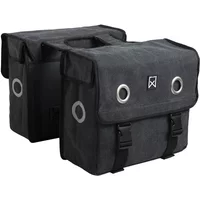 Velo Store - UK Double pannier bag Willex Canvas | Extra 10% off with Subscription, Postage £16.79 to UK Fedex.