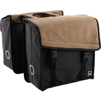 Velo Store - UK Double pannier bag Willex Canvas 101 | Extra 10% off with Subscription, Postage £16.79 to UK Fedex.