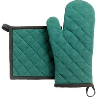 Set van keukenhandschoenen en ovenwanten van gerecycled materiaal Grace Winkler
